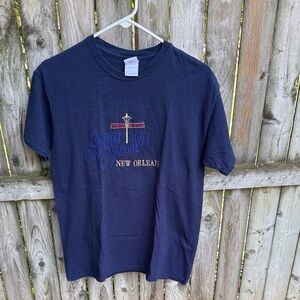 FREE w/purchase New Orleans French Quarter Bourbon Street Tshirt cotton Gildan M